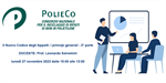 Seminario Informativo PolieCo: “Il Nuovo Codice degli Appalti: i principi generali - 2° parte”