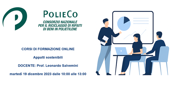 Corso di Formazione PolieCo: “Appalti sostenibili”