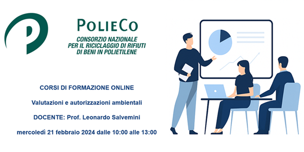 Corso di Formazione PolieCo: “Valutazioni e autorizzazioni ambientali”
