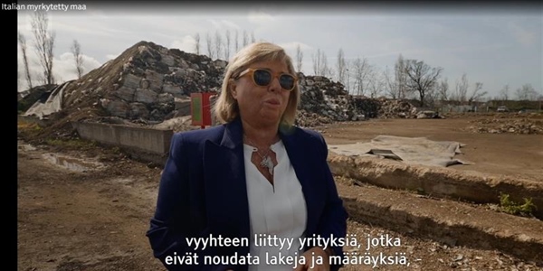 Rifiuti gestiti illegalmente, servizio della tv finlandese su “Terra dei fuochi”