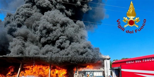 INCENDIO NEL PISANO, POLIECO: “LA SICUREZZA DEGLI IMPIANTI PASSA ANCHE DAL SUPERAMENTO DELLA CRISI DEL RICICLO”