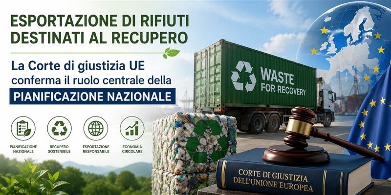 Esportazione di rifiuti destinati al recupero: 